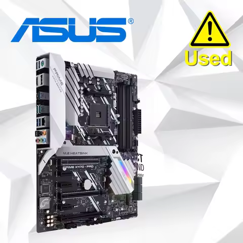 ASUS X470 PRO Motherboard With AMD X470 chip Socket AM4 For AMD Ryzen/7th Gen A-Series 4×DDR4 PCI-E 
