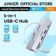 Anker 535 PowerExpand 5-in-1 USB C Hub Thunderbolt to SD Card USB-A USB-C 3.2 Gen 2 USB Hub A8353