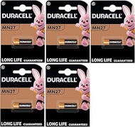 5 x Duracell MN27 27A A27 8LR732 (5 Blister Packs of 1 Battery) 5 Batteries