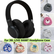 For JBL LIVE 500BT Headphone Case Simple and fresh Kulomi for JBL LIVE 500BT Headset Earpads Storage Bag Casing Box