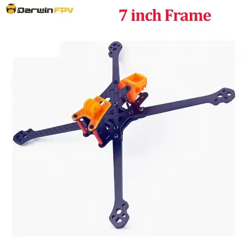 DarwinFPV Darwin129 7inch Carbon Fiber Frame 280mm Wheelbase for 2207/2806.5 Brushless Motor 7" Long
