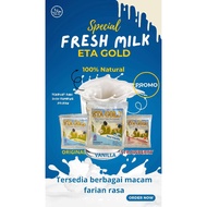 Eta Gold Milk, ETAWA Goat Milk, Eta Gold Goat Milk, FRESH ETAWA Goat Milk, Efficacious Milk, SACHET Milk, High Efficacy Goat Milk, Eta Gold Health Milk Original Flavor, Strawberry, Vanilla