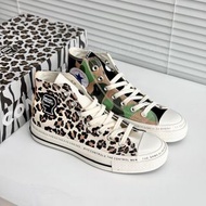 Brain Dead x Converse 聯名款 Chuck Taylor All Star 70 斑馬紋帆布鞋 男女同款