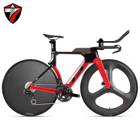 TWITTER 28inch Carbon Road Bike Full Carbon Disc Wheel TT Triathlon Racing Bike 24Speed Electronic S