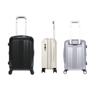 贈旅行11件組【A.L.I】18吋 Edge 一鍵即煞擴充型靜音輪行李箱