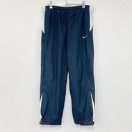 Nike CLIMA-FIT 熱身褲，Swoosh 標誌，海軍藍，M 碼，古著