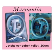 PUTIH Jet shower toilet bidet jetshower bathroom bidet 120cm Blue/White