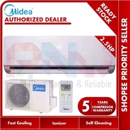 Midea 2.5HP | R410A Air Cond / Wall Mounted Air Conditioner with Ionizer MSK4-24CRN1