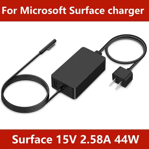 44W 15V 2.58A Power Supply AC Adapter Charger For Microsoft Surface Pro4/5/6/7,surface Laptop1/2,sur