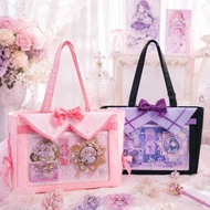 New Madoka Magica Kaname Madoka Akemi Homura Ita Bag Shoulder Crossbody Anime Tote R-CFUN200