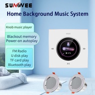 86X 15W 8 ohms Shop Background Music System & M3 13W 8 ohms Ceiling Speaker Suitable forhotel office