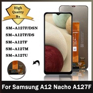 MNVJ 6.5";Original LCD For Samsung Galaxy A12 Nacho SM-A127F A127 A12S LCD with frame Display Touch