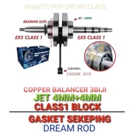 WAVE125 PNP EX5 JET ROD 4MM+4MM CRANKSHAFT GASKET SEKEPING