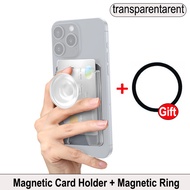 Grippopso For Magsafe Card Holder Wallet Socket Phone Holder For Iphone 15 14 13 Pro Max Samsung S24