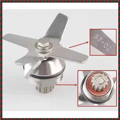 767 800 Stainless Steel Hardened Six Mixing and Cutting TWK-767 TM-800 Blades Knife Ice Crusher Blad