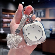 Suitable for New Style Volvo ES90 Car Key Cover 2026 Volvo ES90 Protective Case Simple Buckle Bag