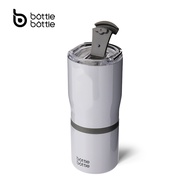 BOTTLE BOTTLE แก้วน้ําสแตนเลสมีหูจับแก้วน้ําหุ้มฉนวน 2 ฝา22oz 2IN1 แก้วกาแฟสําหรับโฮมออฟฟิศและปาร์ตี