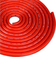 Conext Link 20 ft Frost Red 1/0 Gauge Amplifier Power Ground Wire 0 GA Battery Cable