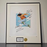 龍珠 Dragon ball Z 孫悟空 鳥山明 簽名 藝術畫連框 大約 40*50 cm 激罕 值得收藏