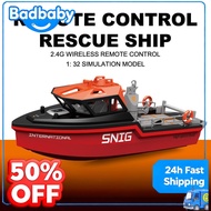 XT694 Simulation Remote Control Rescue Tug Full Scale High Speed Brushless Toy Ship Boy DIY Remote C