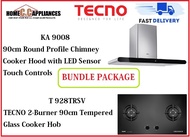 TECNO HOOD AND HOB FOR BUNDLE PACKAGE ( KA 9008 &amp; T 928TRSV ) / FREE EXPRESS DELIVERY