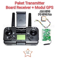 Transmitter + Board Receiver + GPS Module Drone A14 GPS / P9 GPS Pro