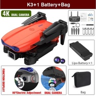 2021 NEW K3 RC Drone 4k HD Wide-angle Dual Camera WIFI FPV Air Pressure Altitude Hold Foldable Quadc