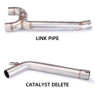 FZ6S FZ6N Fazer600 S2 Motorcycle Exhaust Muffler Connecter Middle Pipe For Yamaha FZ-6N FZ-6S FZ6 S2