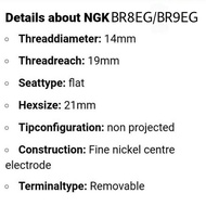 NGK RACING COMPETITION BR9EG Imported Spark Plug Warehouse Sale