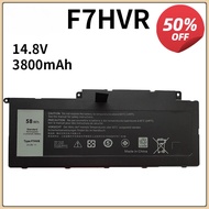 14.8V 3800mAh F7HVR 58Wh G4YJM T2T3J Laptop Battery For Dell Inspiron 17 7000 7737 7746 14 15 15r 55