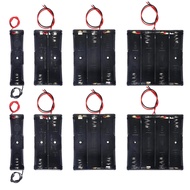 DIANN 8pcs 18650 Battery Holder 3.7V 7.4V 11.1V 14.8V 18650 Battery Holder with Wires 18650 Battery 