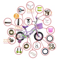KIDS BICYCLE SPARE PART /ACCESSORIES MANY OPTION (i)