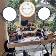 Burda MNL Personalized Makeup Artist Table Cover Table Cloth with Embroidered Name (140x70cm)