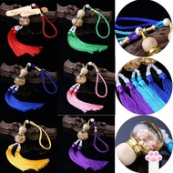 EUCALYTUSMY Car Mini Gourd Pendant, Gold Foil Bottom Gourd Pendant Double Spike Gourd Pendant Car Gl