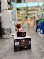 【門市陳列品】NEON MS125藍芽播放器 (FM收音機)  復古藍芽音響 (FM 鬧鐘)｜藍牙喇叭｜桌上喇叭｜音響｜擴音器｜音箱｜Hifi｜無線喇叭