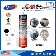 V-tech VT-201 All Purpose Sealant (Acetic Silicone Sealant) (280 ml)