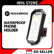 ROCKBROS Bicycle Bag Phone Mount Waterproof Cycling Touchscreen Mountain Bike Foldable Bike Handlebar Bicycle Pouch