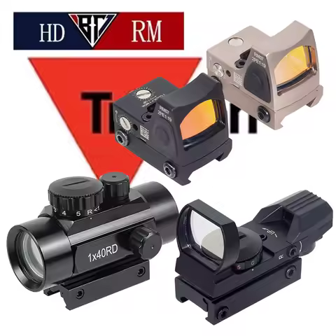 1x30 1x40 Holographic Red Green Dot Scope Sight Adjustable Telescope HD101 4 Reticle Scope Collimato