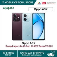 Oppo A3X Smartphones | 4+128GB | 6+128GB | Snapdragon 6s 4G Gen 1 l 45W SuperVOOC | 6.67" HD Display