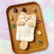 Korean 3inch Fluffy Photocard Holder Plush Photo Card Kpop Idol EXO BAEK HYUN Frame Teolaegi Picture