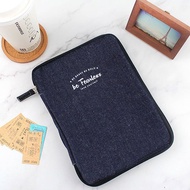 Chuyu A5/25K 拉鍊包書衣/多功能書套-牛仔布