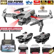 [OBSTACLE AVOID+METAL GEAR] DRONE FEO P5 4K DUAL Camera WIFI FPV RC DRONE CAMERA DRONE folding drone quadcopter drones