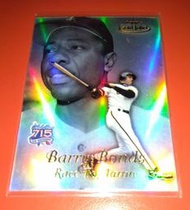 1999 Topps Gold Label RA10 Barry Bonds Race To Aaron