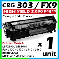Cartridge 303 / FX9 FX 9 Compatible Laser Toner For Canon LBP2900 LBP 2900 / LBP3000 LBP 3000 Printe