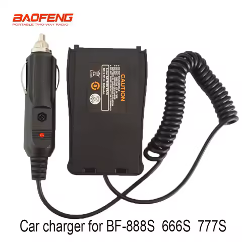 Baofeng Car Charger Battery Eliminator Adapter DC 12V For Two Way Radio BF 888S Baofeng Portable Wal