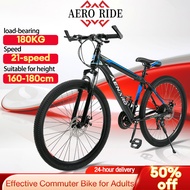 AERO 26 inch Mountain bike 26 inch Racing MTB Basikal dewasa Disc brake shock absorber 21-speed Spor