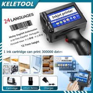 Printer Inkjet Genggam Tanggal Waktu Pengkodean Pistol Printer portabel Mesin Pengkodean untuk 2588