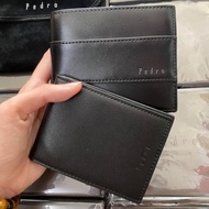 Men's Wallet + Small Wallet With Box And Paper Bag (3 Bar Wallet)