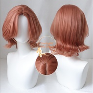 NEW Anime NANA Komatsu Nana Cosplay Wig Brown Short Wigs Heat Resistant Synthetic Hair Halloween Wig