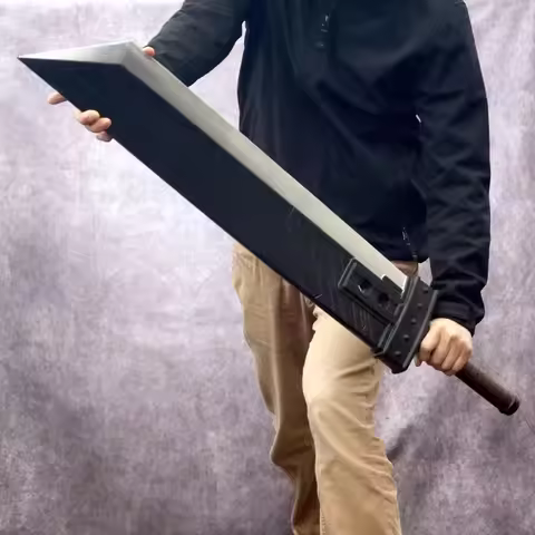 Game 7 VII 108cm Sword Weapons Cloud Strife Buster Sword Cosplay 1:1 Game Remake Sword Knife Safety